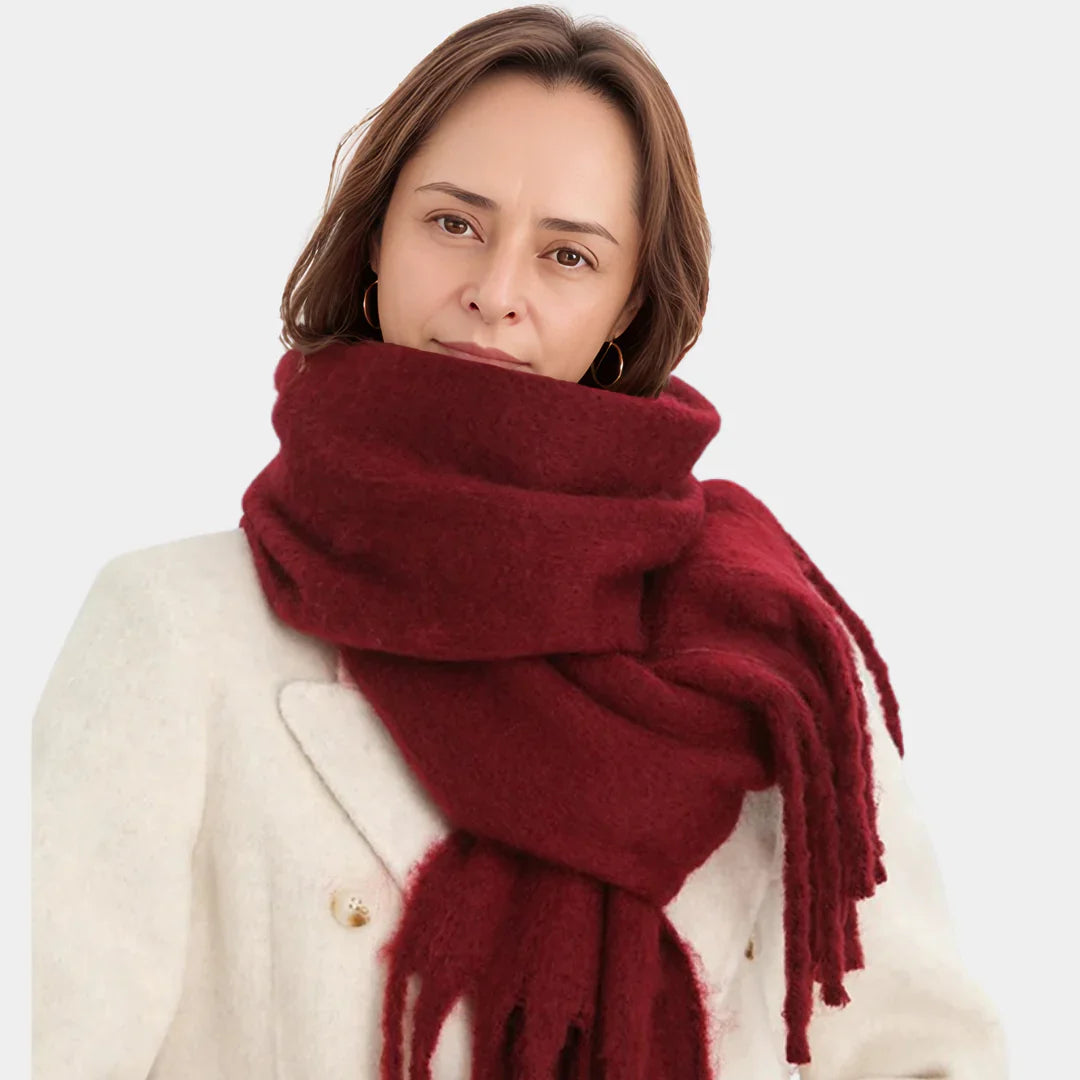 Fiona - Écharpe d'hiver en cachemire pour femmes