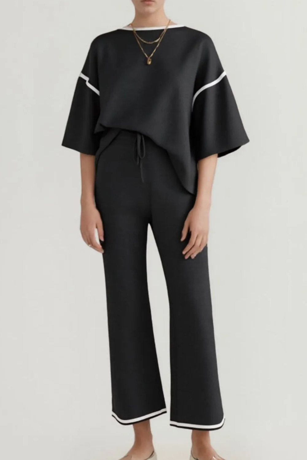 Kerenza - Ensemble casual avec t-shirt oversize et pantalon