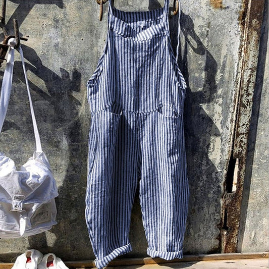 Philomena - Combinaison ample à rayures au look vintage