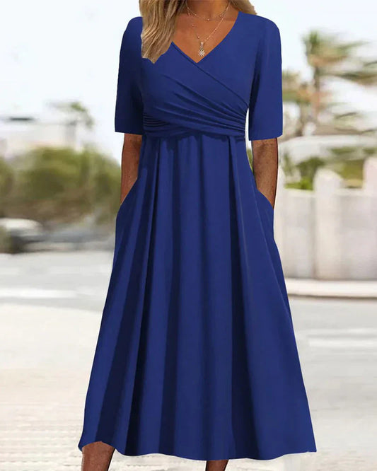 Celeste - Robe croisée à la mode