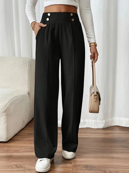 Arvilla - Pantalon droit élégant de style français