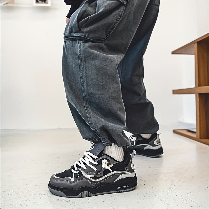 Hanz - Chaussures de sport décontractées à motifs géométriques