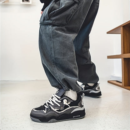 Hanz - Chaussures de sport décontractées à motifs géométriques