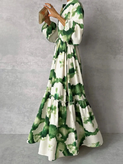 Cerena – Robe longue élégante à manches longues