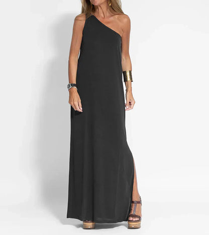 Selma - Robe à une épaule chic et élégante pour femmes