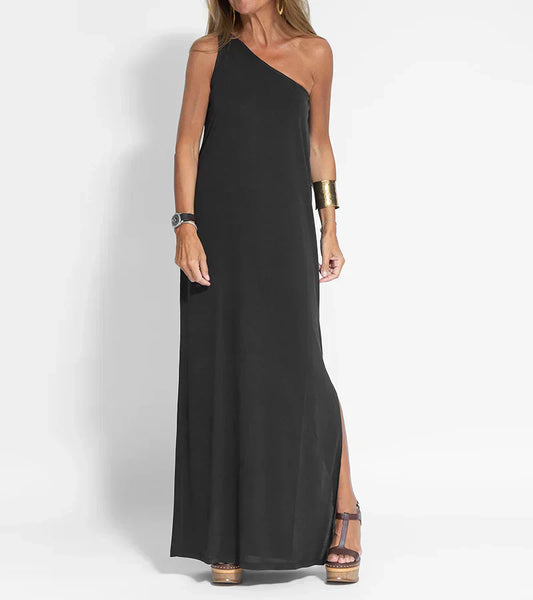 Selma - Robe à une épaule chic et élégante pour femmes