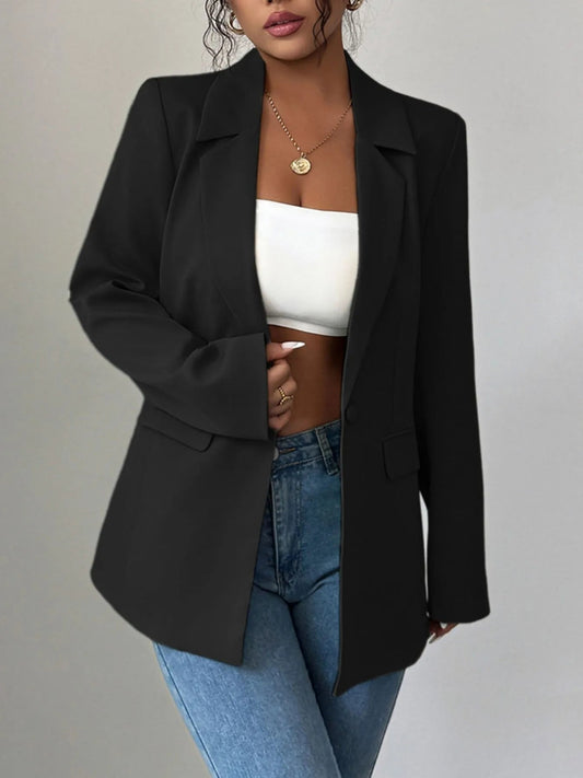 Lilibet - Blazer élégant avec col à revers et un bouton