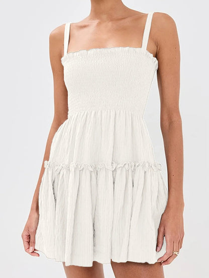 Geraldine - Mini robe tube sans manches chic