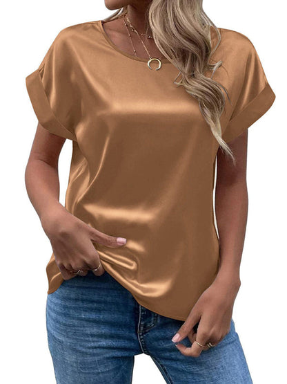 Xiomara | Blouse en satin de T-shirt