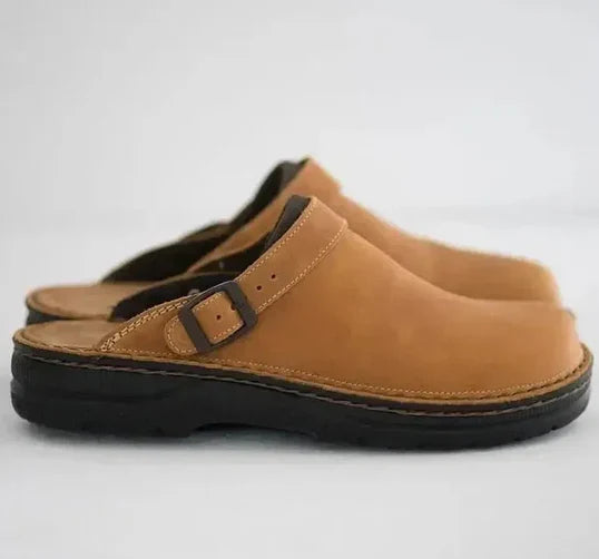 James - Pantoufles Orthopédiques en Cuir