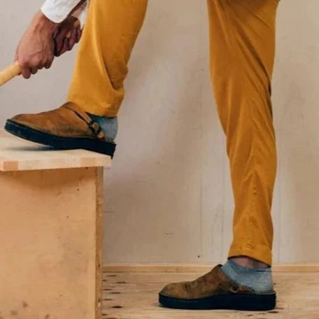 James - Pantoufles Orthopédiques en Cuir
