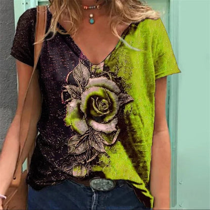 Aurelia - Chemise pour dames avec col en V