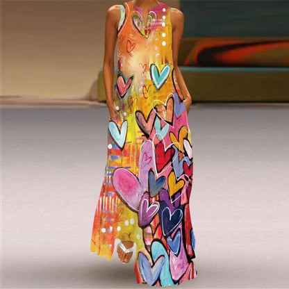 Emma - Robe imprimée rétro