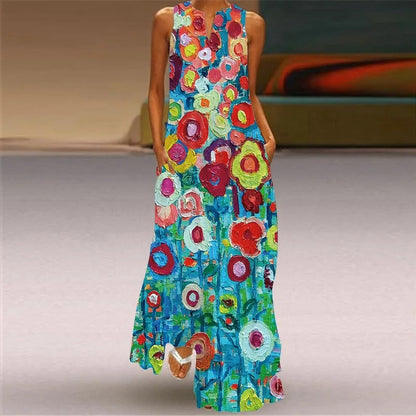Emma - Robe imprimée rétro