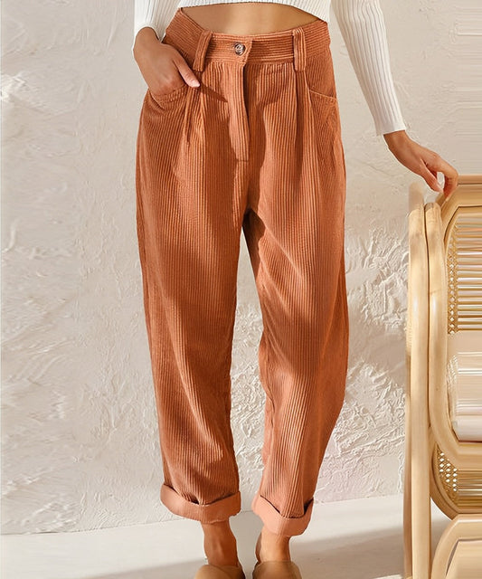 Alberta - Pantalon en velours côtelé à la mode
